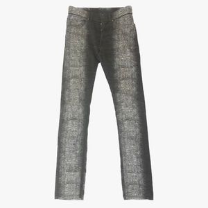 balenciaga slim fit graffiti pants